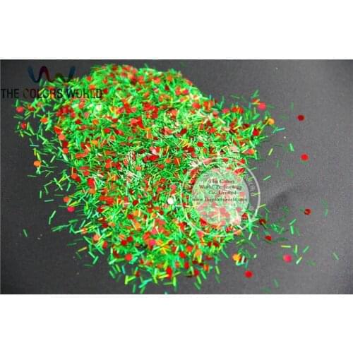 Xmas-4 Christmas Glitter Mix Shiny Christmas Colors Shapes Spangles For Nail Art Nail Gel Face Painting Crafts DIY Decoration