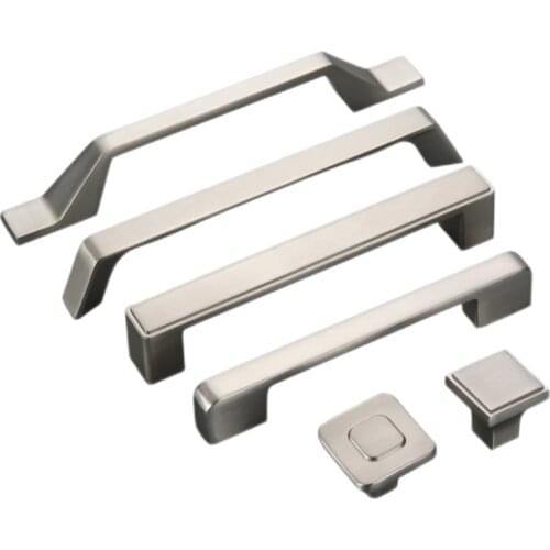 Kitchen Cabinet Handles and Knob Wardrobe Handles Concise Drawer Knobs Furniture Handle for Kitchen with Screws