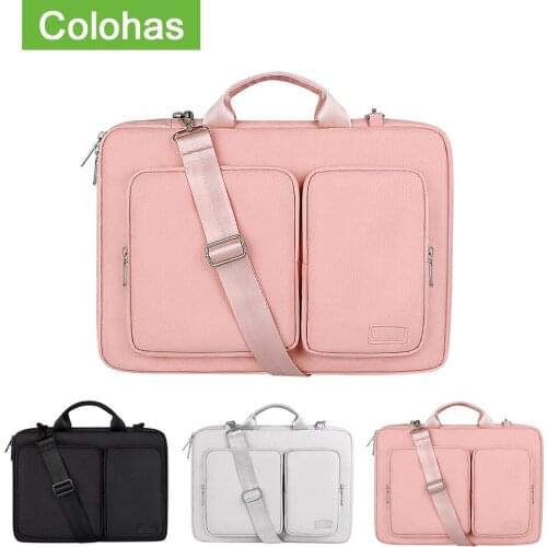 Waterproof Laptop Bag 13.3 14 15.6 16inch Notebook Shoulder Case Briefcase For Macbook Air Pro Cover Sleeve Handbag Women Men