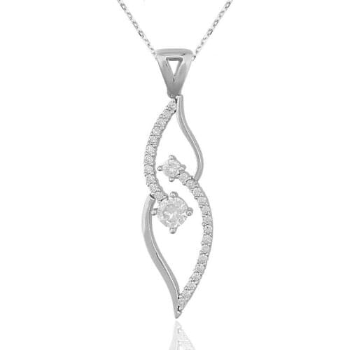 Tevuli 925 Sterling Silver Solitaire Lady Necklace