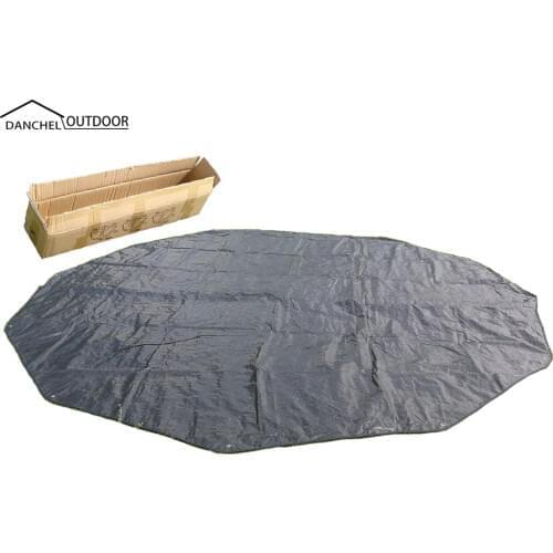 DANCHEL Moisture-proof pad Black Footprint Mat Tarps for 10ft/3m13ft/4m 16.7ft/5m 20ft/6m Bell Tent