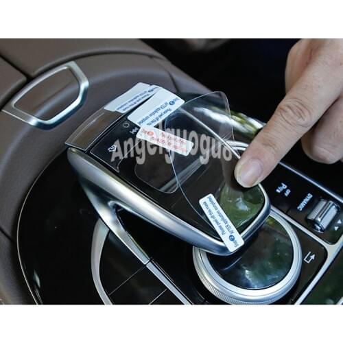 Angelguoguo For Mercedes Benz Center console mouse touch protective film fit for Mercedes Benz C/E/S/V/GLC/GLE class