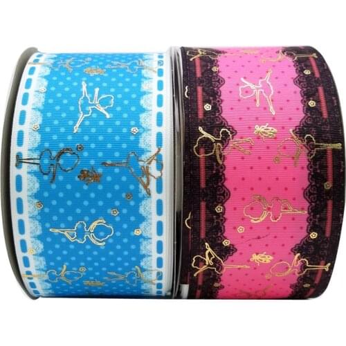 75 mm foil ribbon Ballerina 3 inch ribbon holographic ribbon