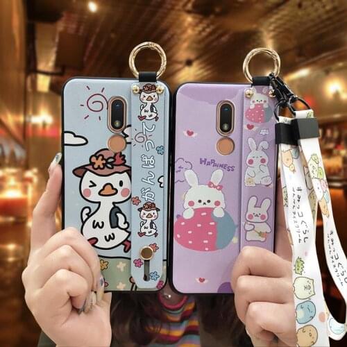Glitter Durable Phone Case For Nokia C3 For Girls Black Case New Original Cute For Woman Cover