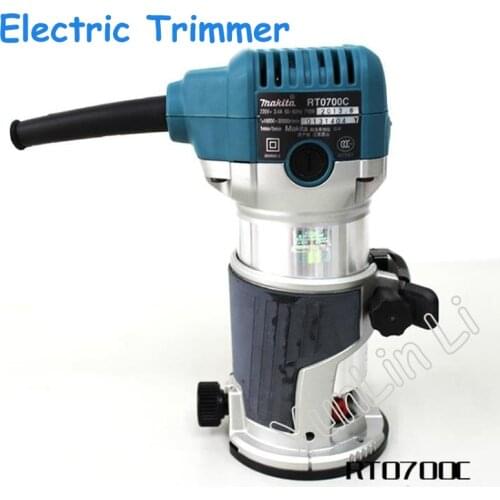Electric Trimmer Woodworking Trimmer Speed Engraving Machine Woodworking Slotting Bakelite Milling RT0700C
