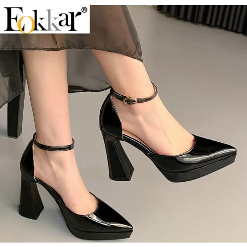 Кожаные туфли-лодочки Eokkar China At AliExpress