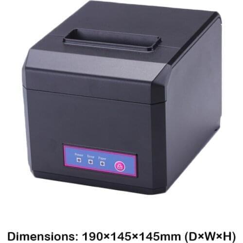 HSPOS 80mm Thermal Printer Support 1D&,2D barcode printing USB&Serial interface with ESC/POS instruction model HS-E81US