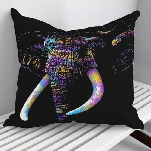 Artistic Colorful African Throw Pillows Cushion Cover On Sofa Home Decor 45*45cm 40*40cm Gift Pillowcase Cojines Dropshipping
