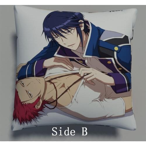 K Project Suoh Mikoto x Munakata Reisi Anime Manga Two Sides Pillow Cushion Case Cover Cosplay Gift New 731