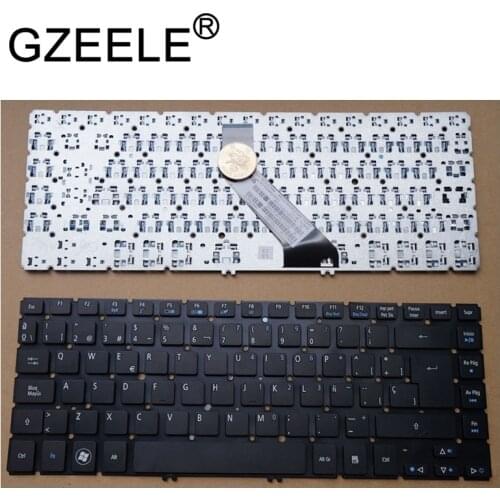 GZEELE Spanish keyboard FOR Acer Aspire V5-431G V5-431P V5-431PG V5-471G V5-471P V5-471 V5-431 MS2360 SP BLACK