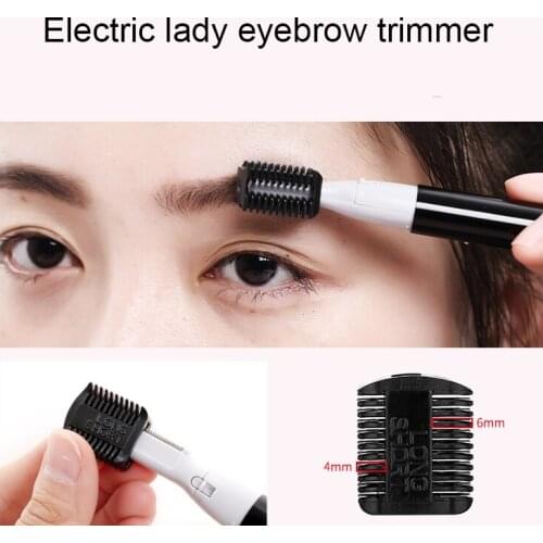 Multifunction Mini Electric Eyebrow Trimmer Scissors Men Shaving Hair Remover for Women Ladies Body Shaver Razor Epilator