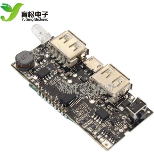 Power bank module mobile power boost DIY18650 lithium battery digital display dual USB output charging board motherboard