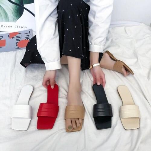 2021 New Womens Sandals For Girls Flat Open Toe Slippers Women Summer Outdoor Fashion Buckle Beach Shoes Plus Size 41