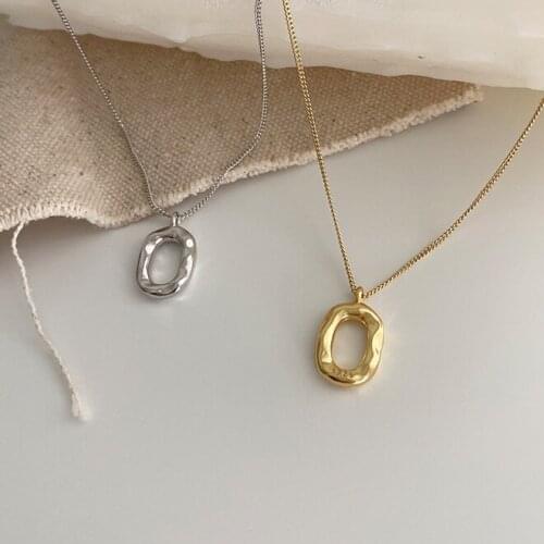 Simple Elegant Gold Square Pendant Necklaces For Women Creative Long Chain Clavicle Choker Necklace Girls Fashion Jewelry