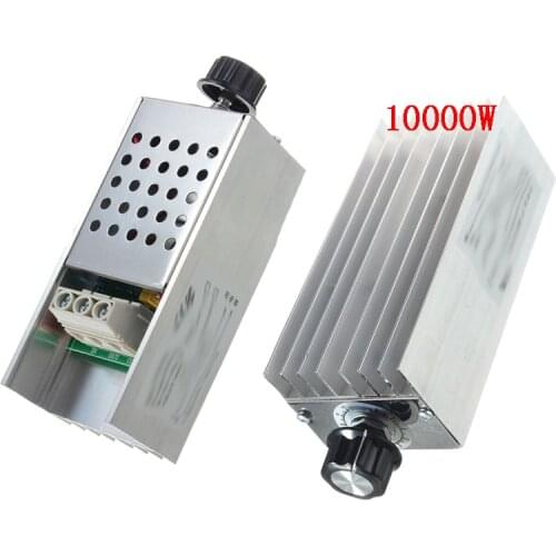 10000W 25A Speed Controller High Power SCR Voltage Regulator Dimmer Switch Speed Temperature Control Thermostat AC 110V 220V
