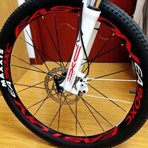 1 Side Multicolor Bike Wheel Rims Reflective Stickers 26/27.5inch Wheel Stickers MTB Bike Accessories