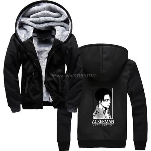 Attack On Titan Women Hip Hop Hoodie Men Winter Thicken Hooded Hoodies Sweatshirt Streetwear