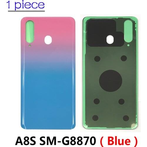 10PCS Back Glass Rear Cover For Samsung Galaxy A6S A8S A9 2018 A920 Battery Door Housing Battery Back Cover