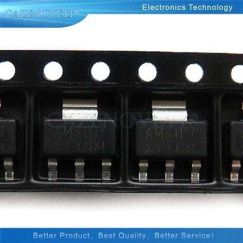 10pcs AMS1117-3.3 AMS1117 LM1117 1117 3.3V 1A SOT-223 In Stock