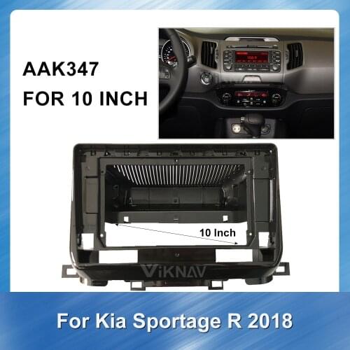 2Din Car Installation Frame Kit For KIA sportage R 2018 car Panel Dash Kit Installation Fascias Dashboard Face Radio Player