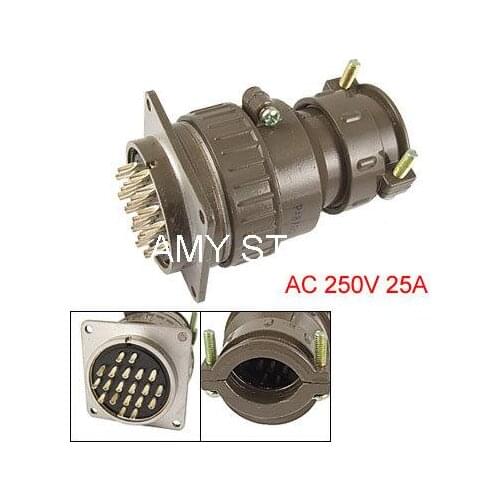 2.5mm Contact Dia 20 Pins P Series Aviation Circular Connector