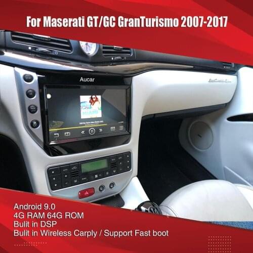 AuCAR 9" The latest Android system Car Radio for Maserati GT/GC GranTurismo 2007 - 2017 2 gen multimedia Stereo Audio DVD player