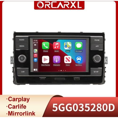 MIB 6.5 " Car Radio Carplay OEM 5GG 035 280D Car Multimedia Player for VW Golf 7 MK7 Passat B8 19D035280
