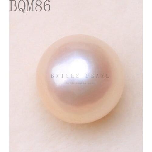 BaroqueOnly Natural Freshwater AAAAA Edison pearl bead Near round Pearl 9-10mm purple color For DIY Making ring necklace BQM