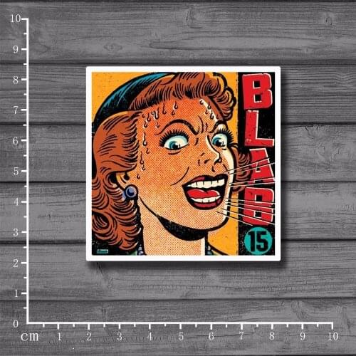 BLAB Scrapbooking Stationery Graffiti Sticker Decor For Ablum Scrapbookin Laptop Notebook Sticker New School Supplies[Single]