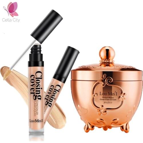 Cellacity Concealer Cream Make Up Kit Perfect Cover Face Concealer Cream Dark Eye Circle Hide Blemish Make Foundation