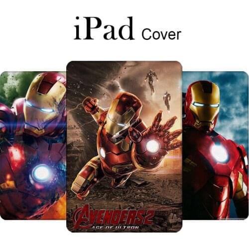 Marvel Iron Man Cover for IPad 9.7 2017 2018 Mini Case for IPad 10.2 Pro 9.7 Tablet Soft Silicon Stand Funda Case for Air 1 2