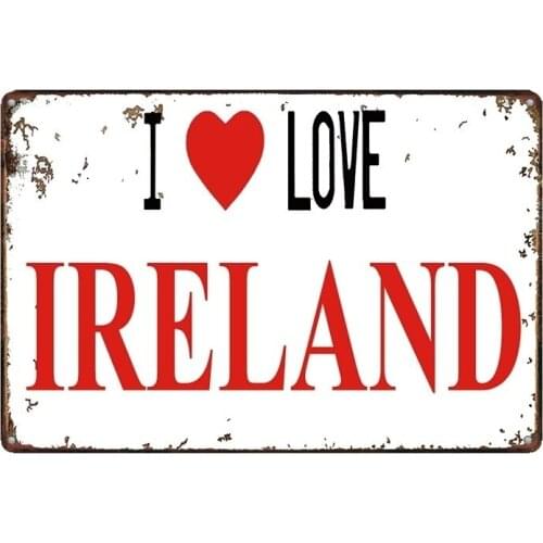 Art Vintage Metal Painting Poster Tin License Plate Wall Stickers Decoration Home Decor Art Sign