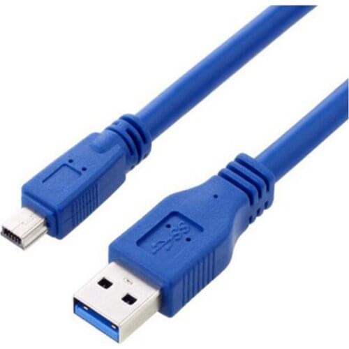 USB 3.0 A Male to Mini 10 Pin B Extension Cable cord For tablets camcorders HUB HDD Connector 0.3M-5M