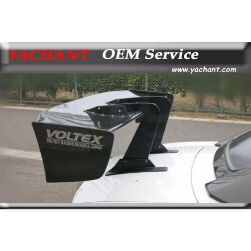 Carbon Fiber GT Wing 1600mm Fit For EVO 7 8 9 GTR R35 S2000 GT86 Universal VOL VTX Type 7 SWAN NECK Rear Trunk Spoiler GT Wing