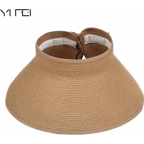 2018 Summer Outdoor Womens Foldable Wide Large Brim Beach Sun Hat Girls Vacation Tour Hat Sun Beach Bowknot Cap 13 Color