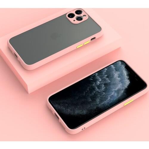 Matte Case For iPhone 12 Mini 11 Pro Max 11Pro 12Pro X XS XR 7 8 Plus SE 2020 6S Luxury Phone Cover Camera Protector Accessories
