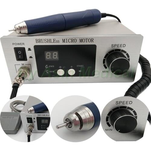 New style Free shipping Dental Micromotor Polishing Unit 70,000 RPM Brushless with lab handpiece dental micro motor