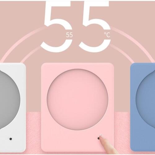 220V Cup Warmer Automatic Constant Temperature Heating Coaster Mat Mini Portable Mug Warmer Desktop Cup Heater Hot Milk Machine