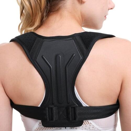 Back Shoulder Support Belt Clavicle Spine Brace Prevents Slouching Breathable Back Straightener Sports Safety Equipments