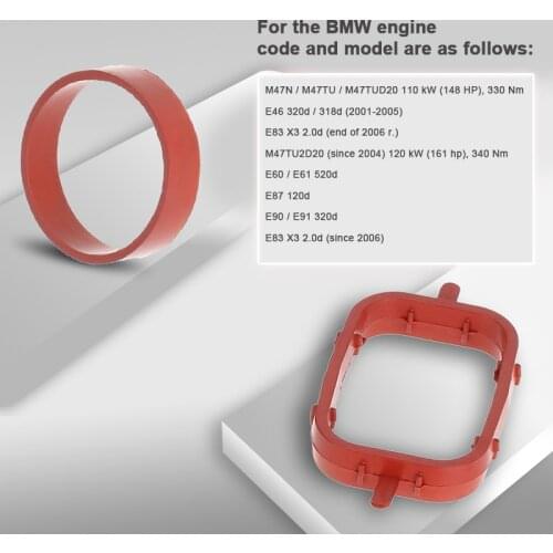 For BMW Rover E87, E46, E90, E91, E92, E93 - M47 Auto Replacement Parts Full Set Gaskets Intake Inlet Manifold Gaskets