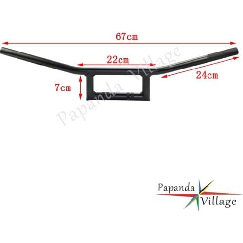 Aluminum 22mm Attack Window Box Style Handlebar Motocross Dirt Bike 7/8" Handle Bar For Honda Yamaha Suzuki Streetfighter