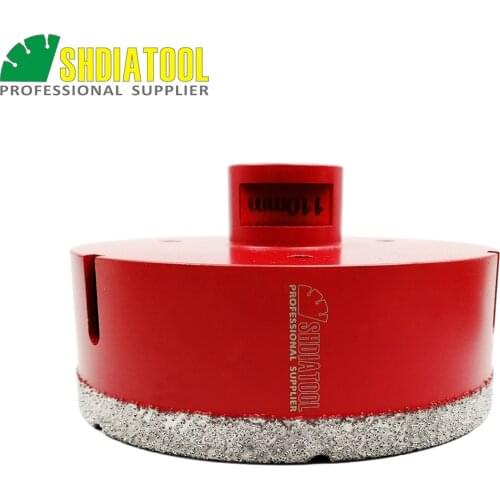 SHDIATOOL1pc 110mm x 10mm Vacuum Brazed Diamond M14 Drilling Bit Drill Core Bit Granite Marble Ceramic Hole saw