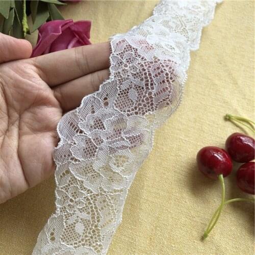 Brand new 6.5cm S2376 beautiful white lace, diy crafts/wedding/clothing/lace ribbon