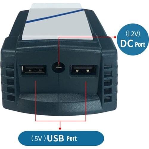 USB Adapter Converter Charger GAA18V-24 DC 12V 1A Output For Bosch 18V Li-ion Battery USB Device Charging Power Supply