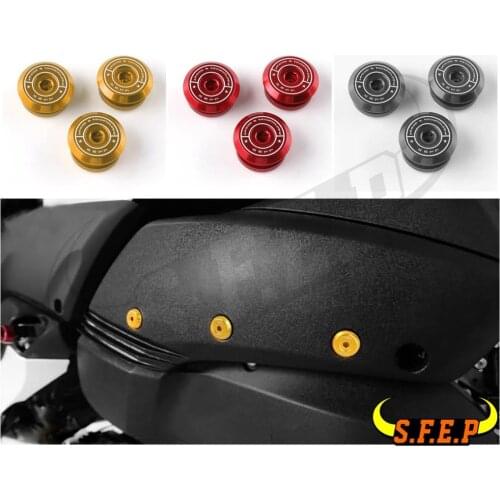 Motorcycle CNC Aluminum Alloy Air Cleaner Intake Bolt Decorative Cover For Yamaha XMAX300 XMAX 300 2017-2018-2019