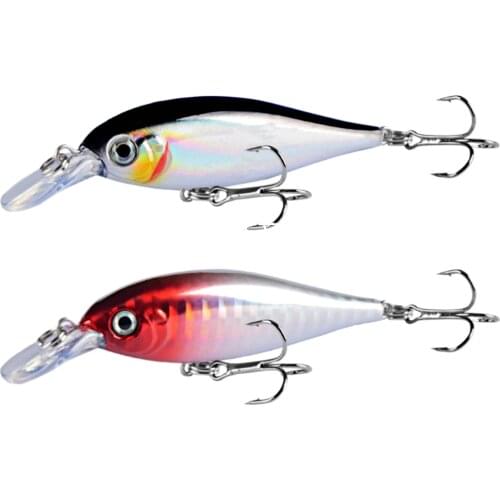 1Pcs Wobbler Sinking Minnow 75mm 6g Fishing Lure 3D Eyes Artificial Hard Bait Crankbait For Trolling Bass Carp Tackle