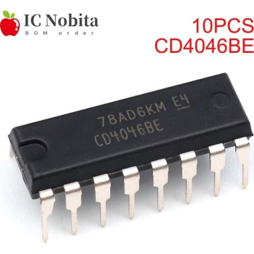 10PCS CD4046BE DIP-16 CD4046 4046BE