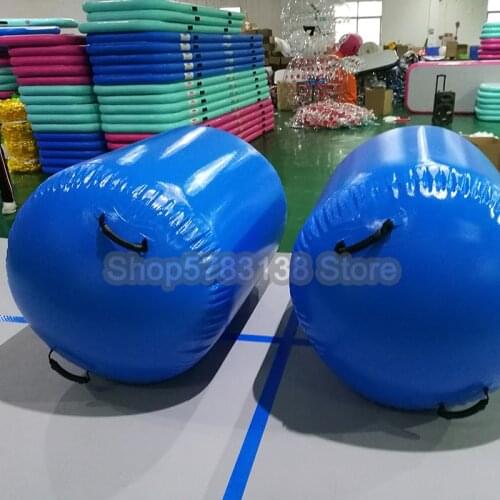 Free Shipping Inflatable Air Roller For Gymnastics 1000*60cm Or 100*85cm Air Barrel For Training Hot Sale Air Track Roller Yoga