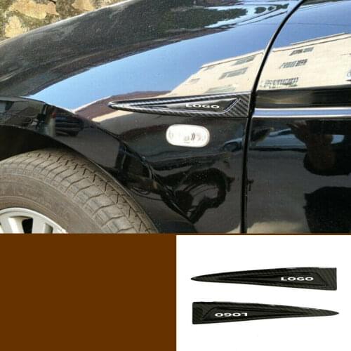 FOR Honda Accord 2008-2012 carbon fiber Fender side air outlet cover trim 2pcs