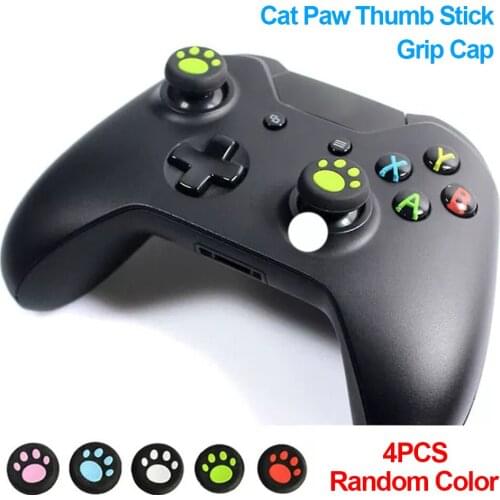 Joystick Thumb Grip Cover Case Soft Analog Stick Silicone Caps for PlayStation 5 4 3 Xbox 360 One Controller 4 Pack